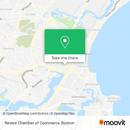 Mapa de Revere Chamber of Commerce