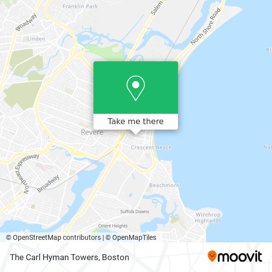 The Carl Hyman Towers map