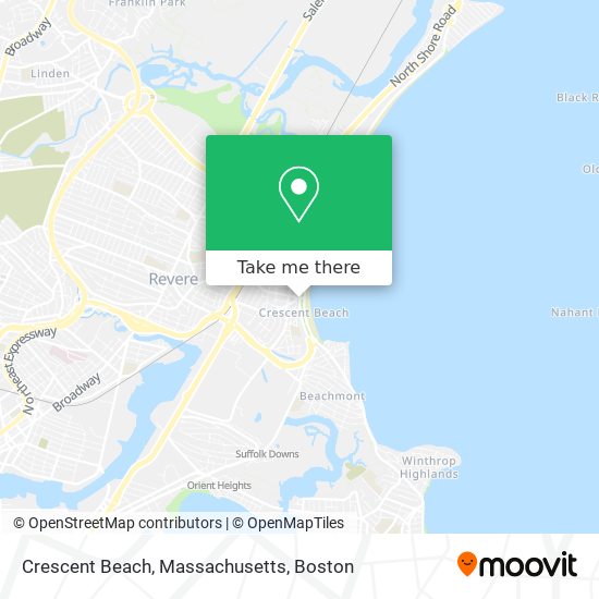 Crescent Beach, Massachusetts map