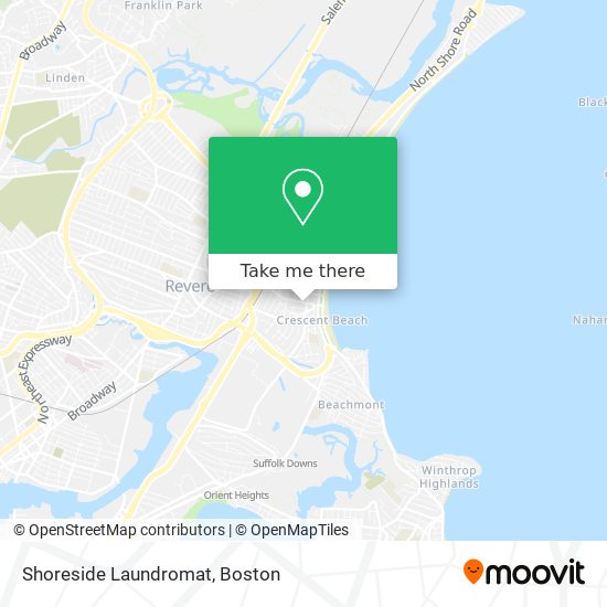 Shoreside Laundromat map