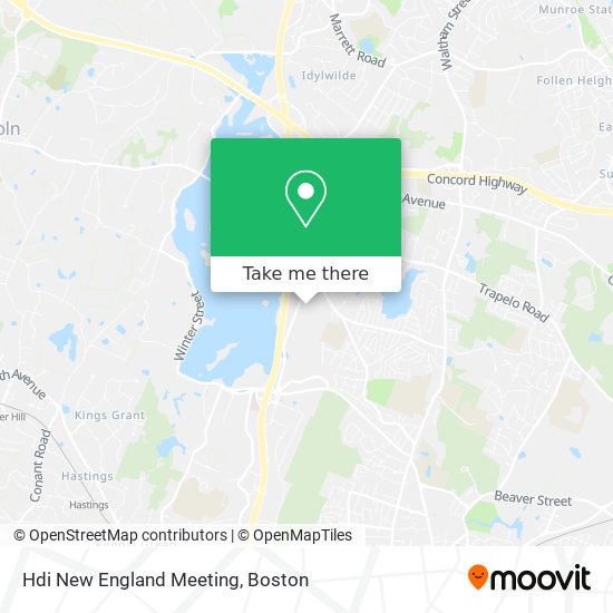 Hdi New England Meeting map