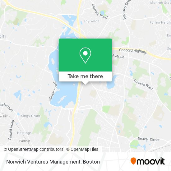 Mapa de Norwich Ventures Management