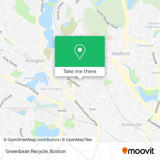 Greenbean Recycle map