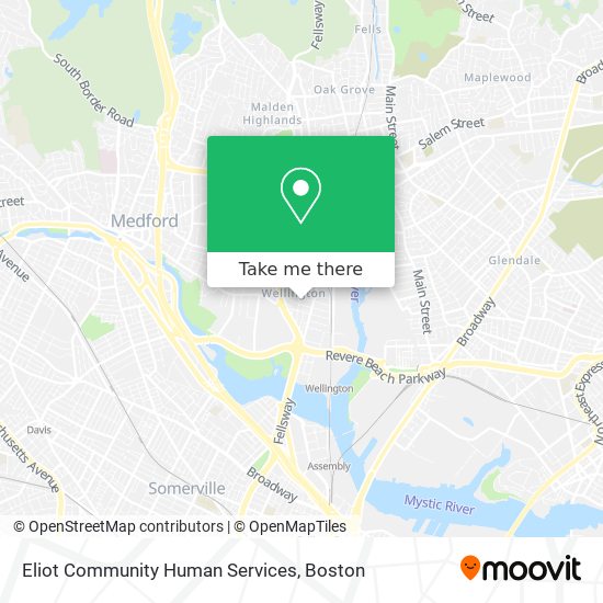 Eliot Community Human Services map