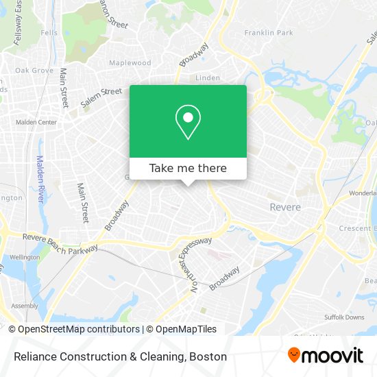 Reliance Construction & Cleaning map