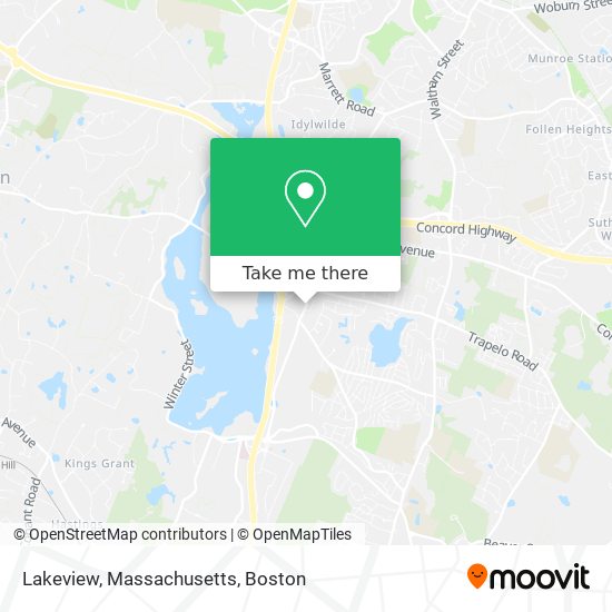 Mapa de Lakeview, Massachusetts