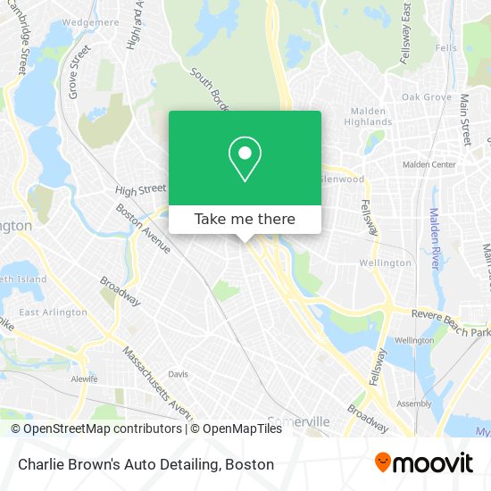 Mapa de Charlie Brown's Auto Detailing