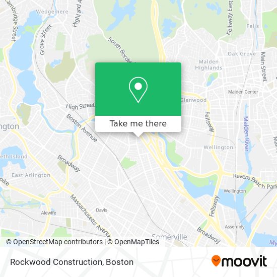 Mapa de Rockwood Construction