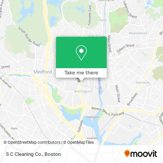 S C Cleaning Co. map