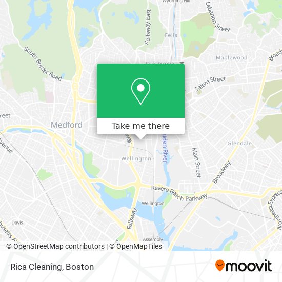 Rica Cleaning map