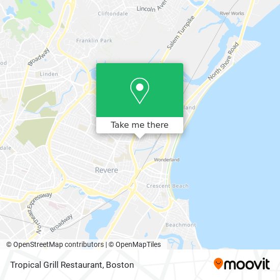 Mapa de Tropical Grill Restaurant