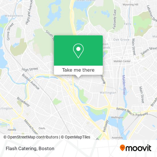 Flash Catering map