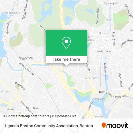 Mapa de Uganda Boston Community Association