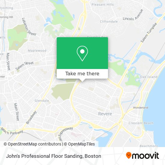 Mapa de John's Professional Floor Sanding