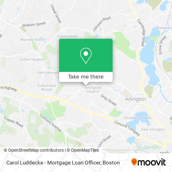 Carol Luddecke - Mortgage Loan Officer map