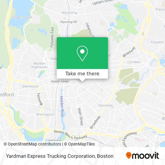 Yardman Express Trucking Corporation map