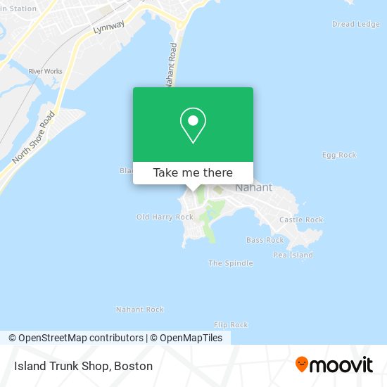 Island Trunk Shop map