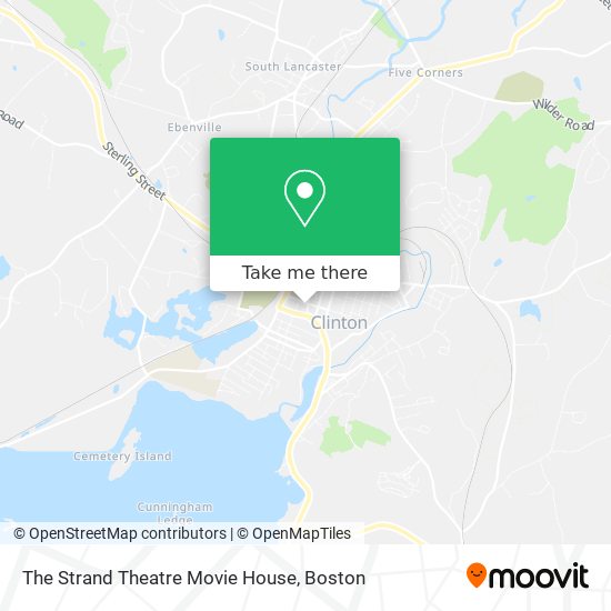 The Strand Theatre Movie House map