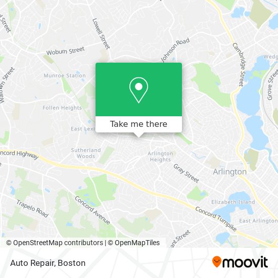 Auto Repair map