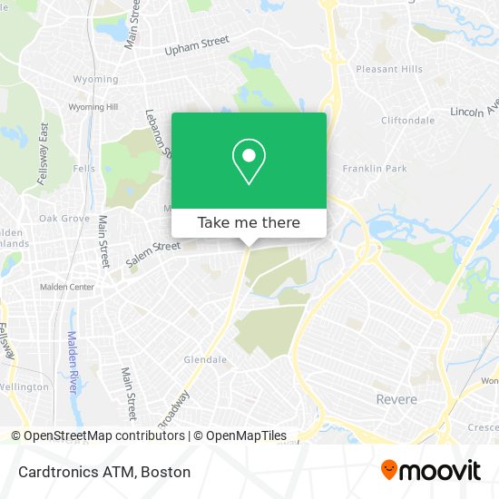 Cardtronics ATM map