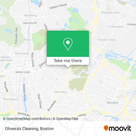 Mapa de Oliveira's Cleaning