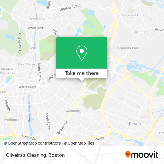 Oliveira's Cleaning map