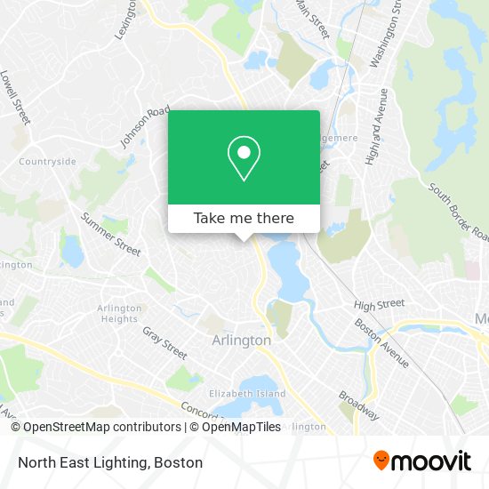 Mapa de North East Lighting