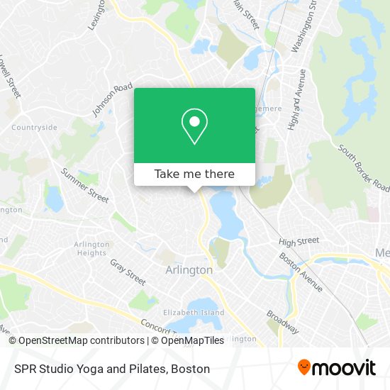 Mapa de SPR Studio Yoga and Pilates