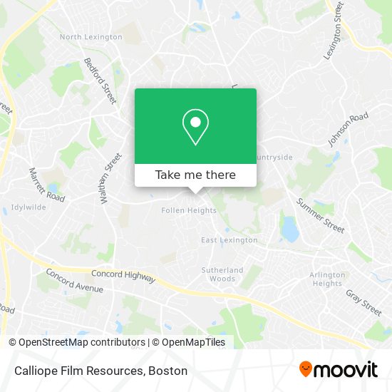 Calliope Film Resources map