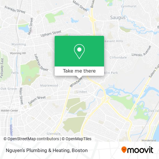 Nguyen's Plumbing & Heating map