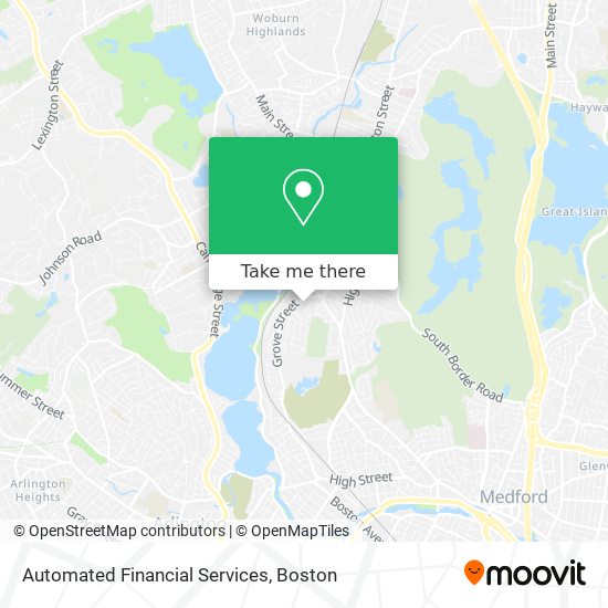Automated Financial Services map