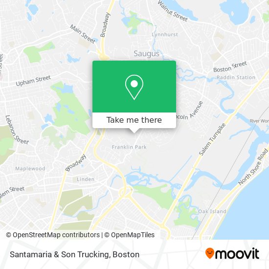 Santamaria & Son Trucking map