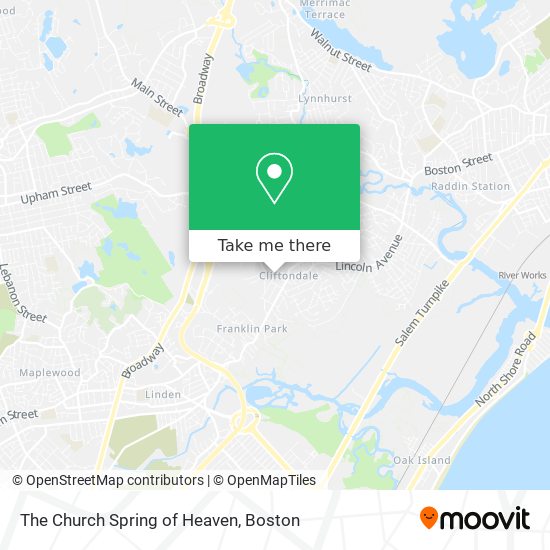 The Church Spring of Heaven map