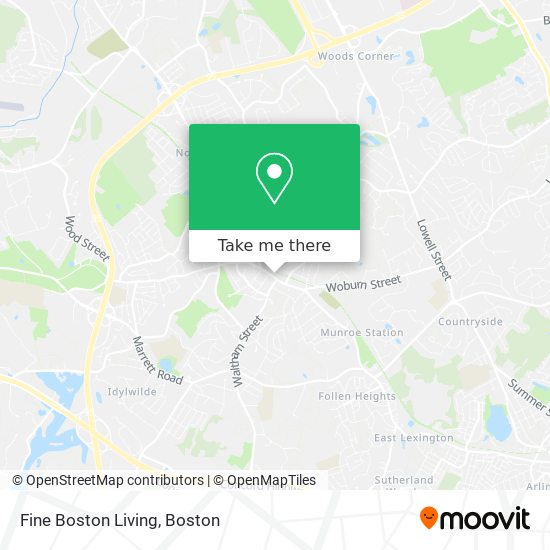 Fine Boston Living map