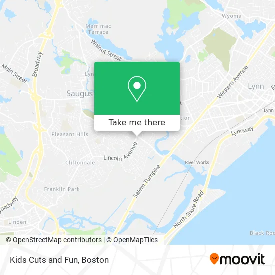 Kids Cuts and Fun map