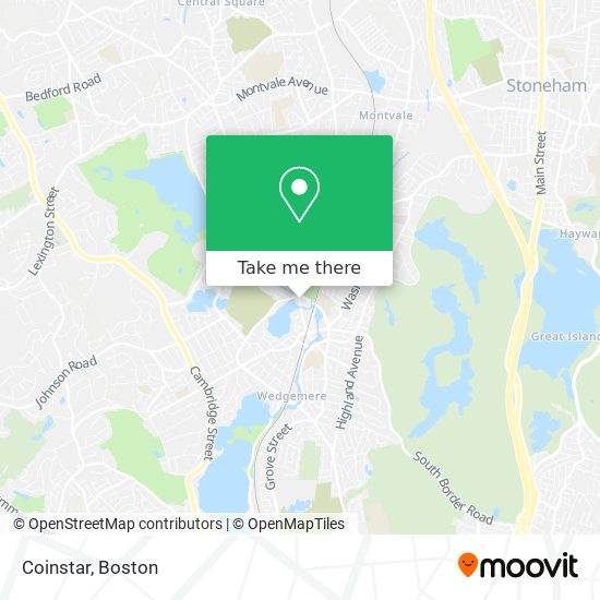 Coinstar map