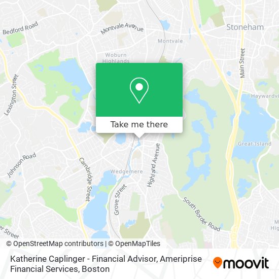 Mapa de Katherine Caplinger - Financial Advisor, Ameriprise Financial Services