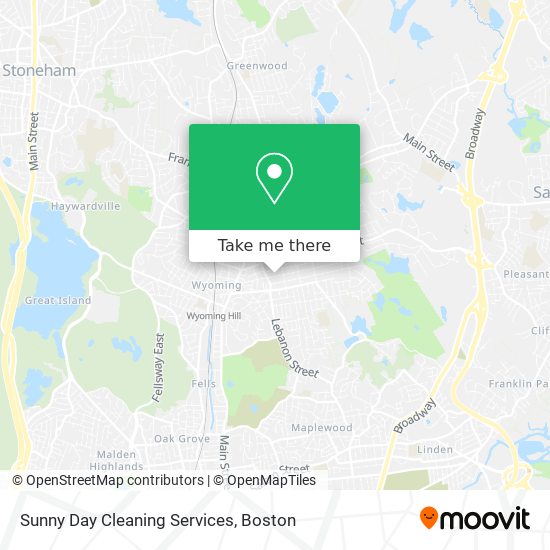 Mapa de Sunny Day Cleaning Services