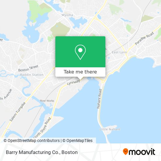 Mapa de Barry Manufacturing Co.
