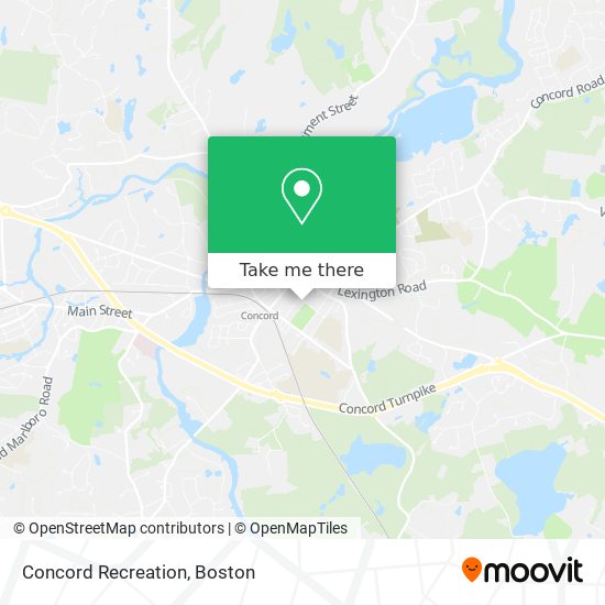 Mapa de Concord Recreation