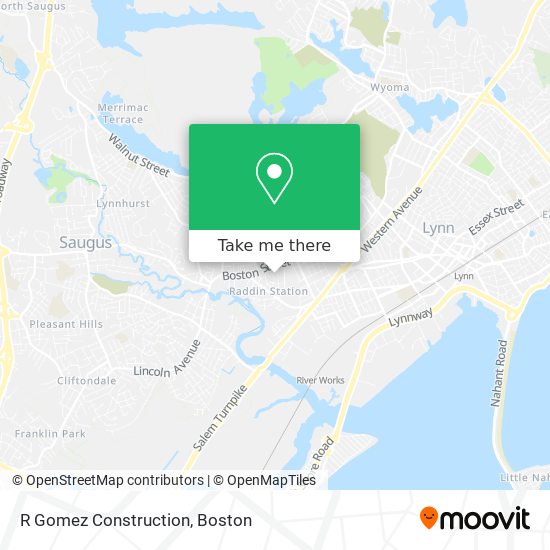 R Gomez Construction map