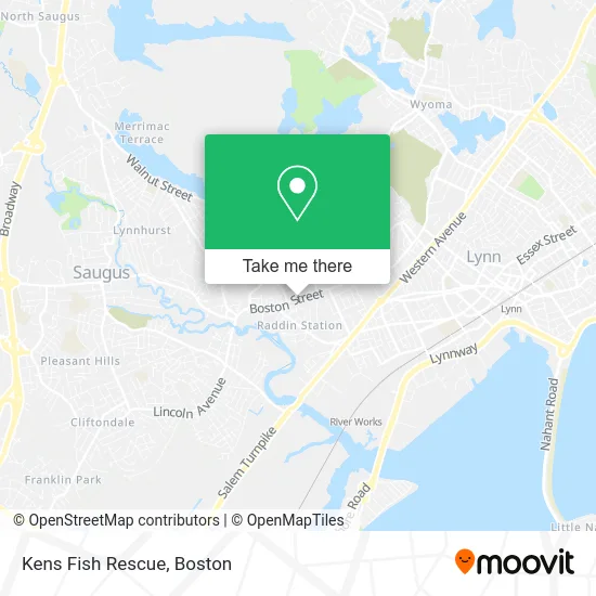 Kens Fish Rescue map