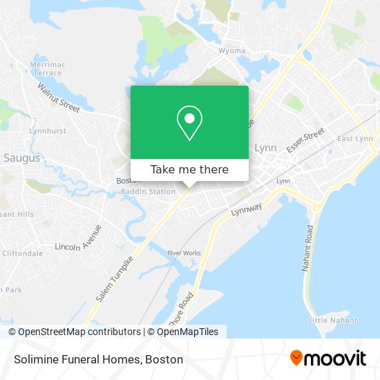 Solimine Funeral Homes map
