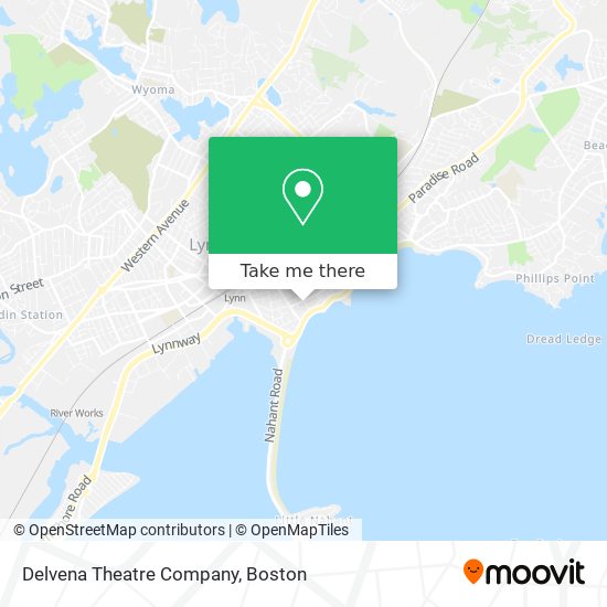 Mapa de Delvena Theatre Company
