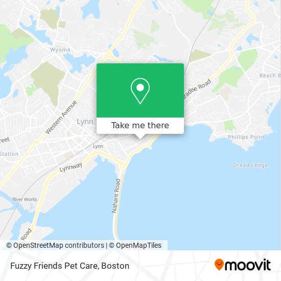 Mapa de Fuzzy Friends Pet Care