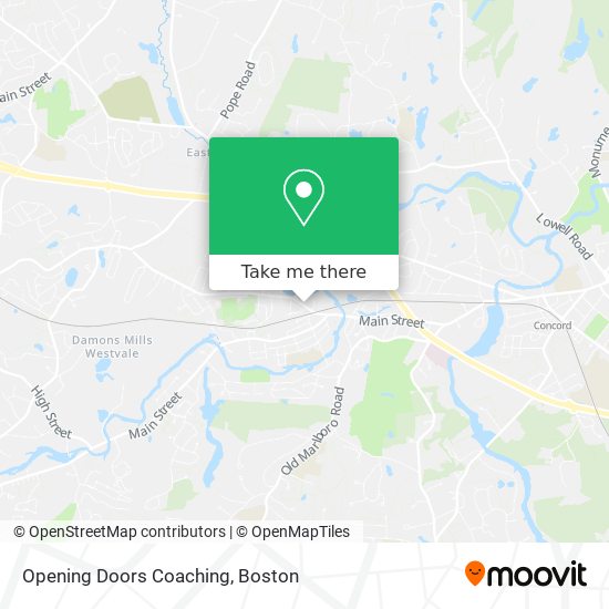 Mapa de Opening Doors Coaching
