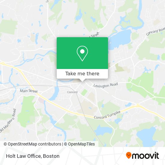 Holt Law Office map