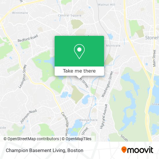 Champion Basement Living map