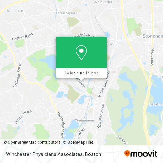 Winchester Physicians Associates map