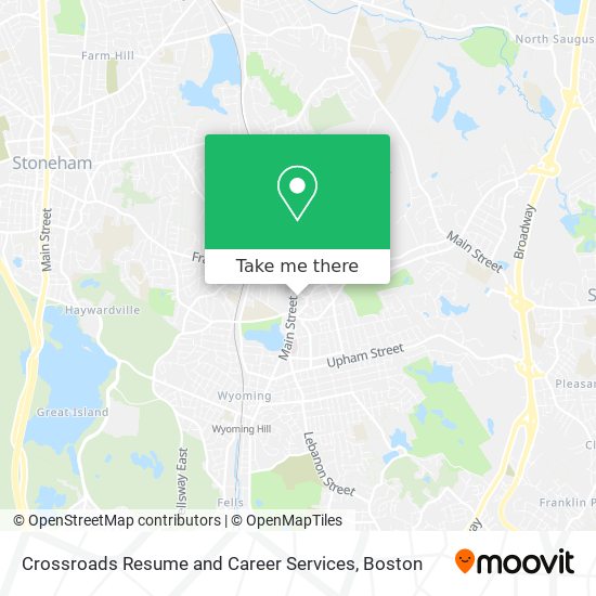 Mapa de Crossroads Resume and Career Services